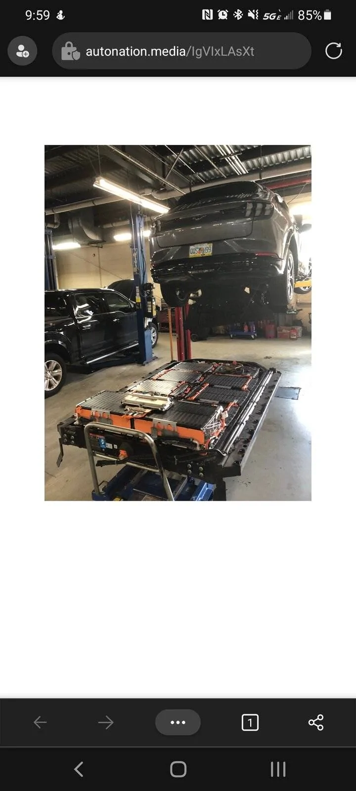 Ford Mustang Mach-E Battery Replacement Saga Update Screenshot_20211022-095959_Edg