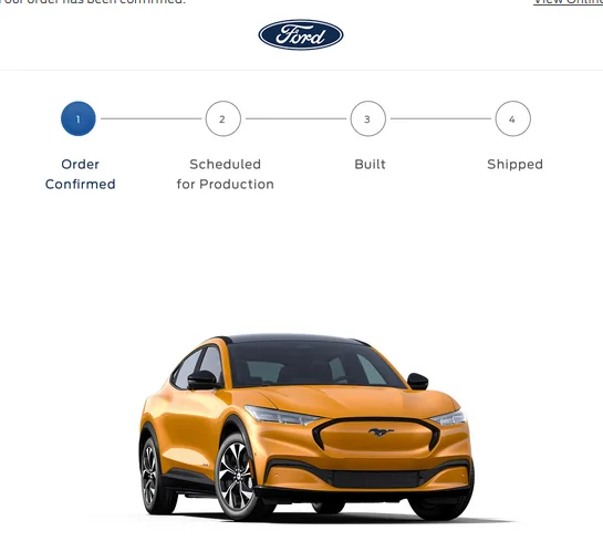Ford Mustang Mach-E Thread for people who ordered a 2022 on 10/1 to post adventures 1634921613301