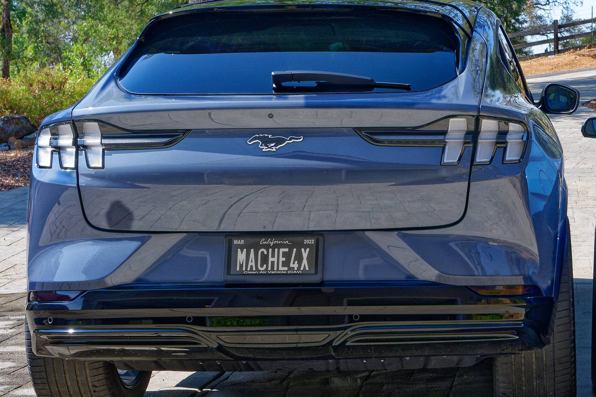 Ford Mustang Mach-E Custom license plate ideas NZ7_6442D