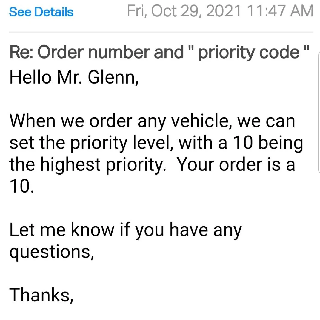 Ford Mustang Mach-E Thread for people who ordered a 2022 on 10/1 to post adventures 20211029_115059