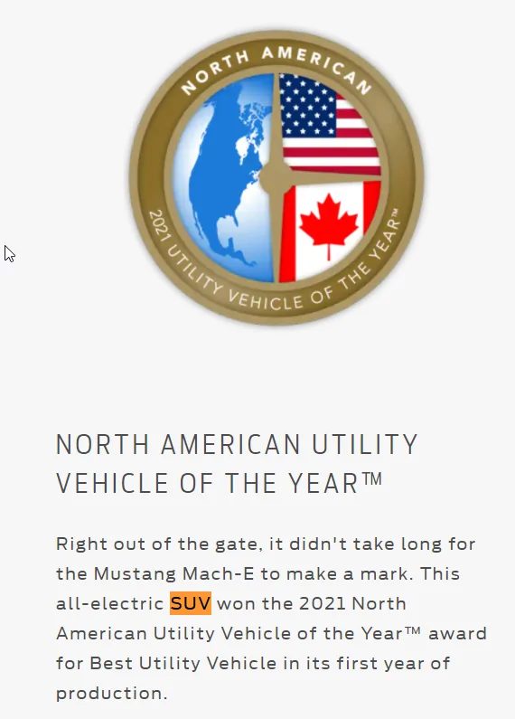 Ford Mustang Mach-E For tax credit purposes, is the Mach E an SUV? I'm not so sure... 1635621828761