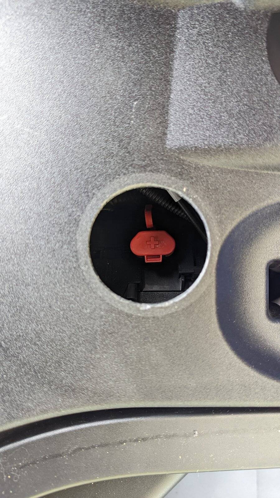 Ford Mustang Mach-E [Guide] Better Jump Point Access (Battery Access) PXL_20211031_202544782
