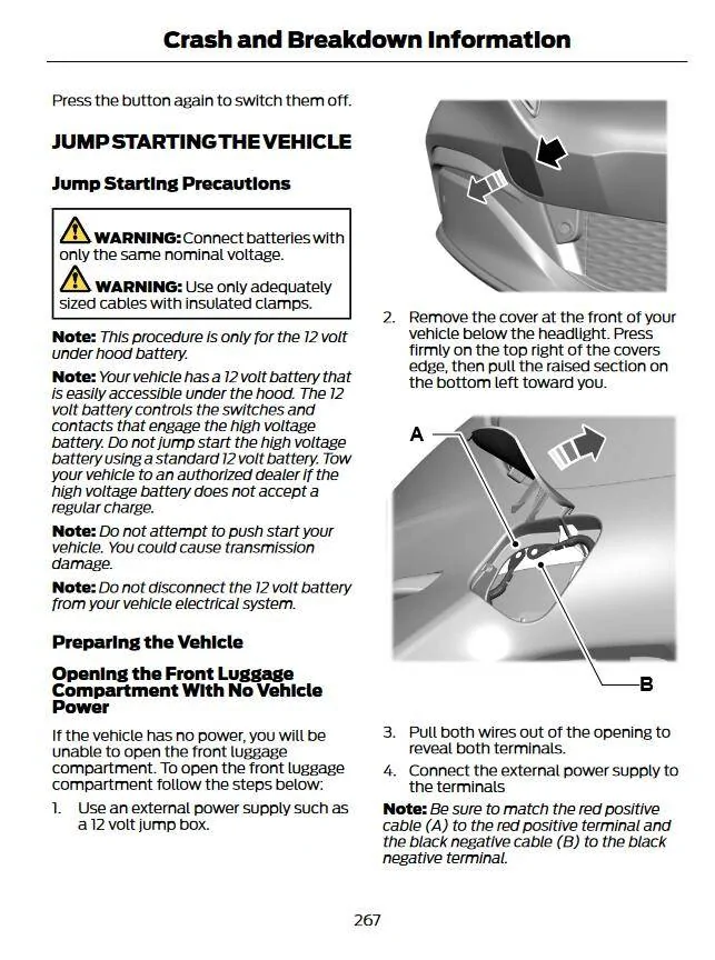Ford Mustang Mach-E [Guide] Better Jump Point Access (Battery Access) 1635777413372