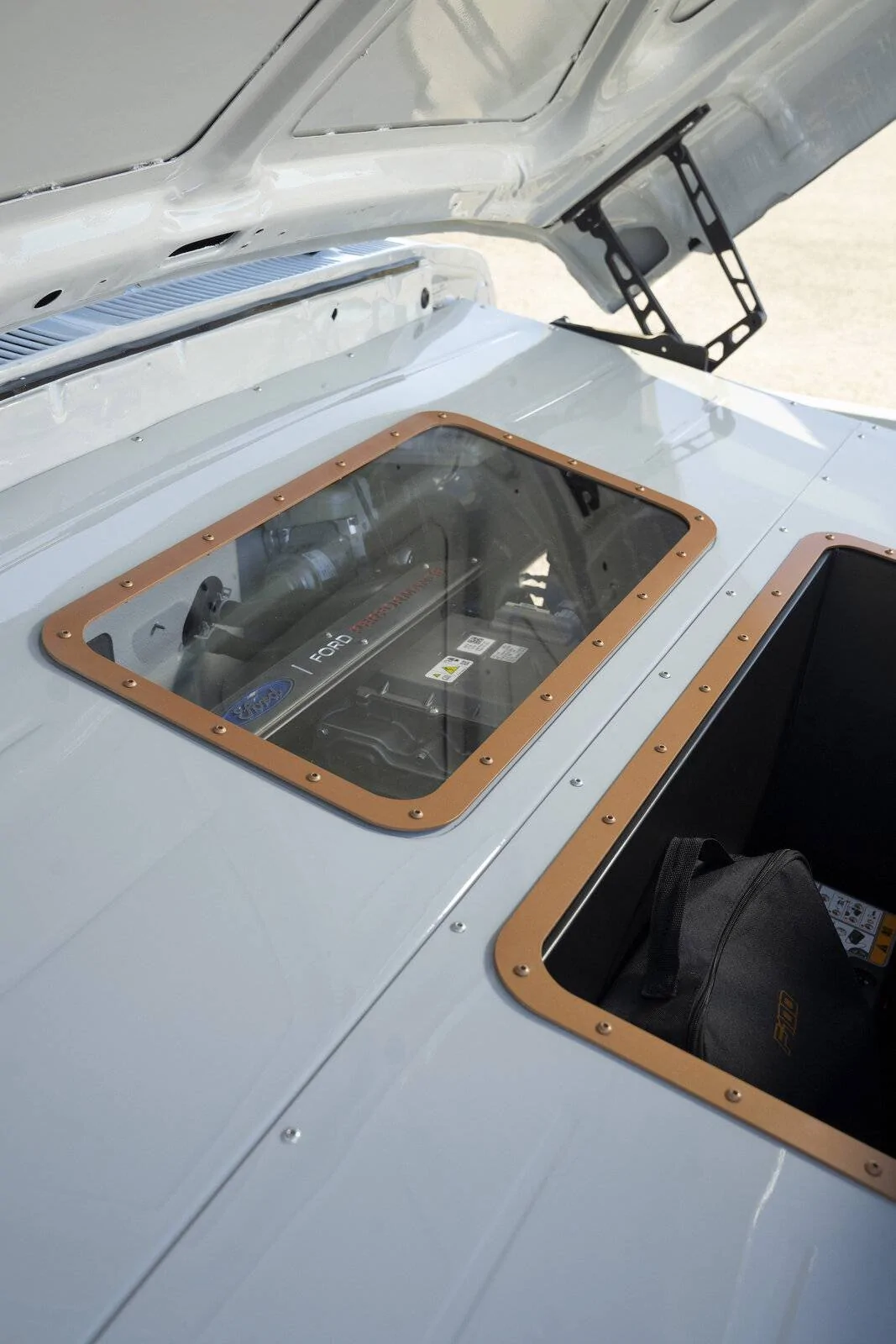 Ford Mustang Mach-E Ford Unveils F-100 Eluminator Concept w/ E-Crate Motor From Mach-E (Now Available For Custom Builds) All-electric Ford F-100 Eluminator concept truck_07