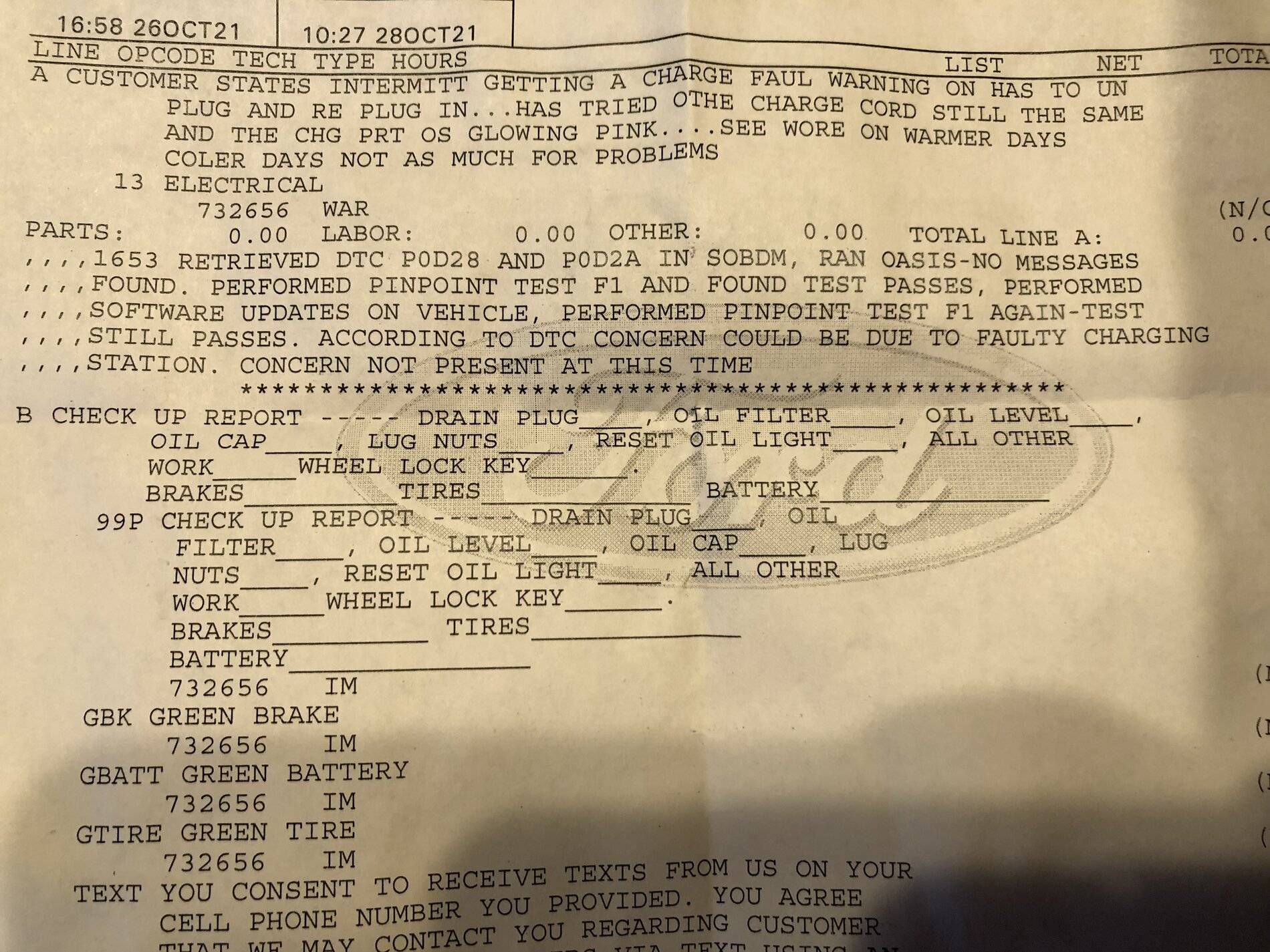 Ford Mustang Mach-E Repeated Charge Faults 1635982847980