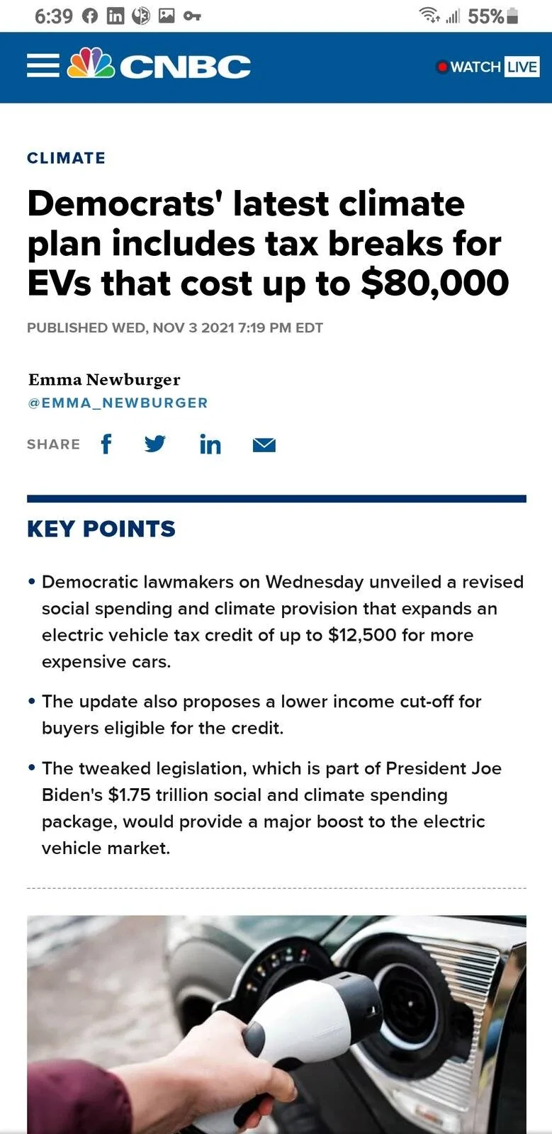 Ford Mustang Mach-E November 3rd 2021 Revised Tax incentives for EVs from House of Reps. Screenshot_20211103-183940_Chrom