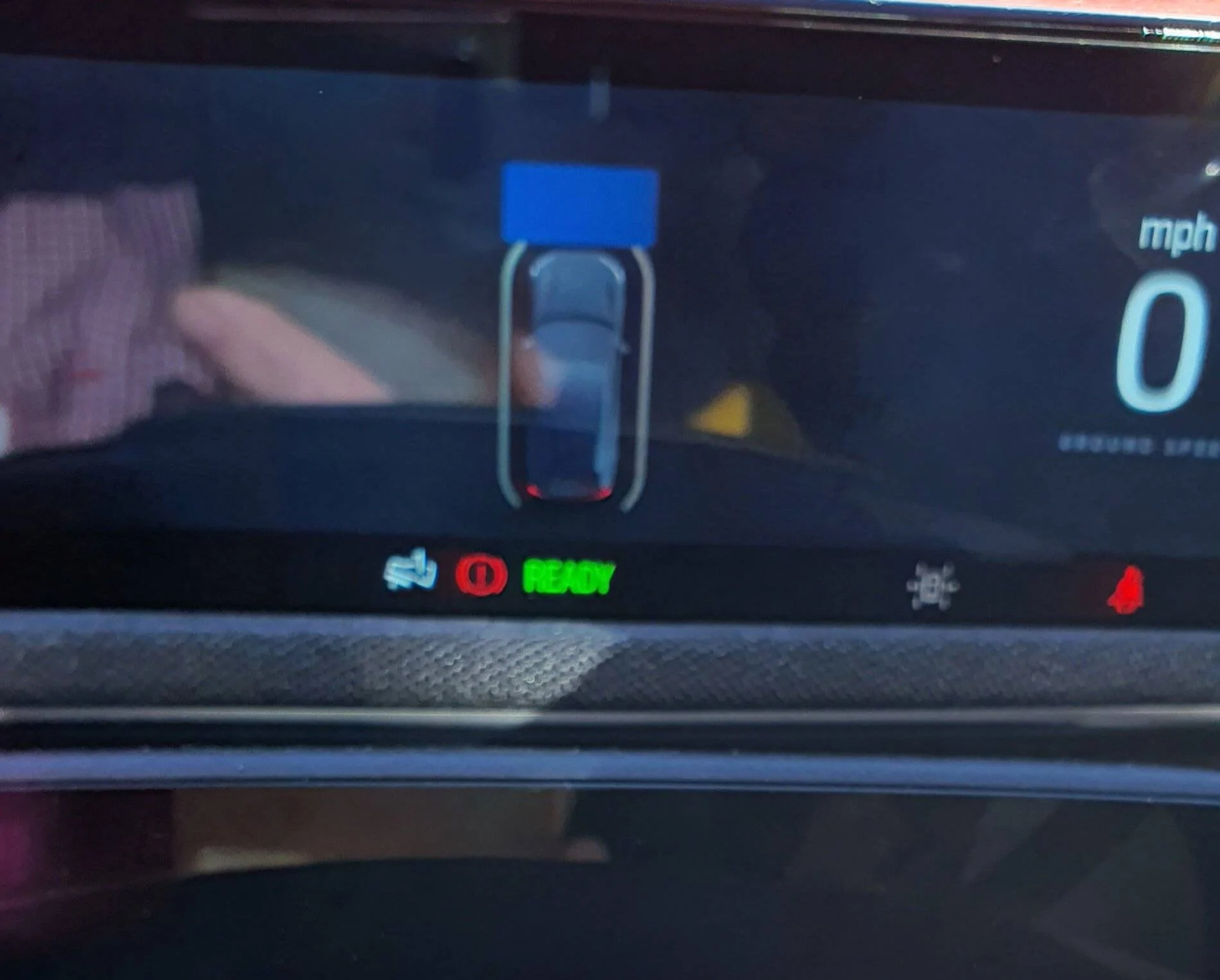 Ford Mustang Mach-E Rectangle appearing on my instrument cluster 20211104_114026