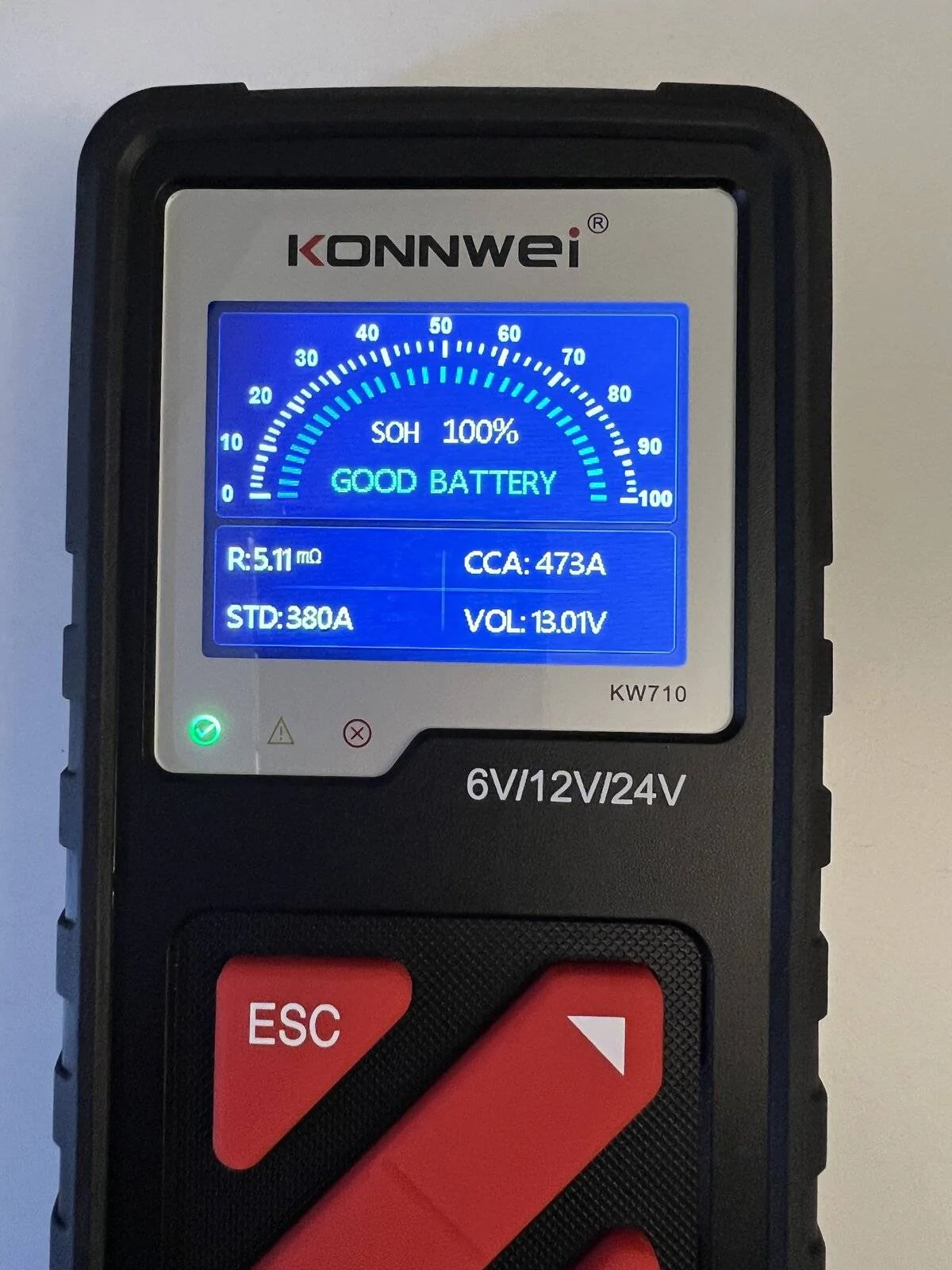 Ford Mustang Mach-E KONNWEI KW710 BATTERY TESTER AND THE Mach E - BHAGM-H3 12V LVB Unknown