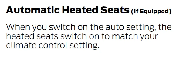 Ford Mustang Mach-E Automatic Seat Warmer?? 1637071521144