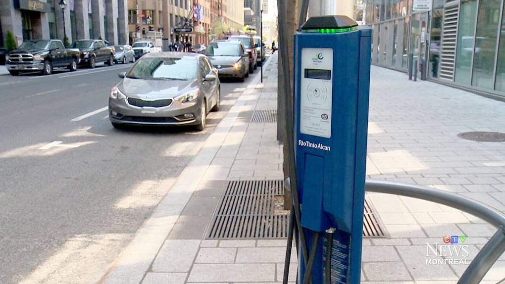 Ford Mustang Mach-E Charging on the left - what was Ford thinking? Montreal Street Charger