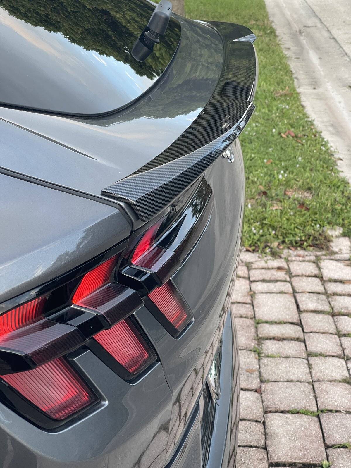 Ford Mustang Mach-E My Mach-E Custom Rear Spoiler ....Xmas came Early IMG_1770.JPG