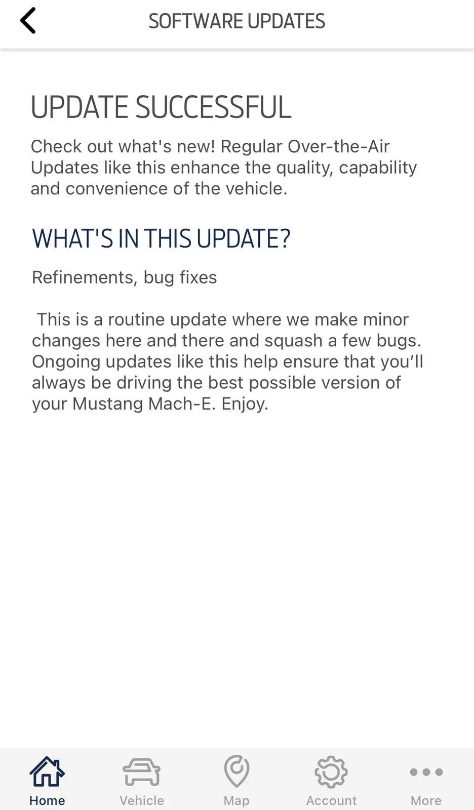 Ford Mustang Mach-E Software update - what does this mean? 1637169012289