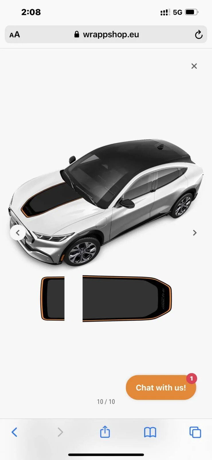 Ford Mustang Mach-E GTPE racing stripes and XPEL PPF applied 6B344EBD-DDE2-461D-B39D-6073E097B3EE