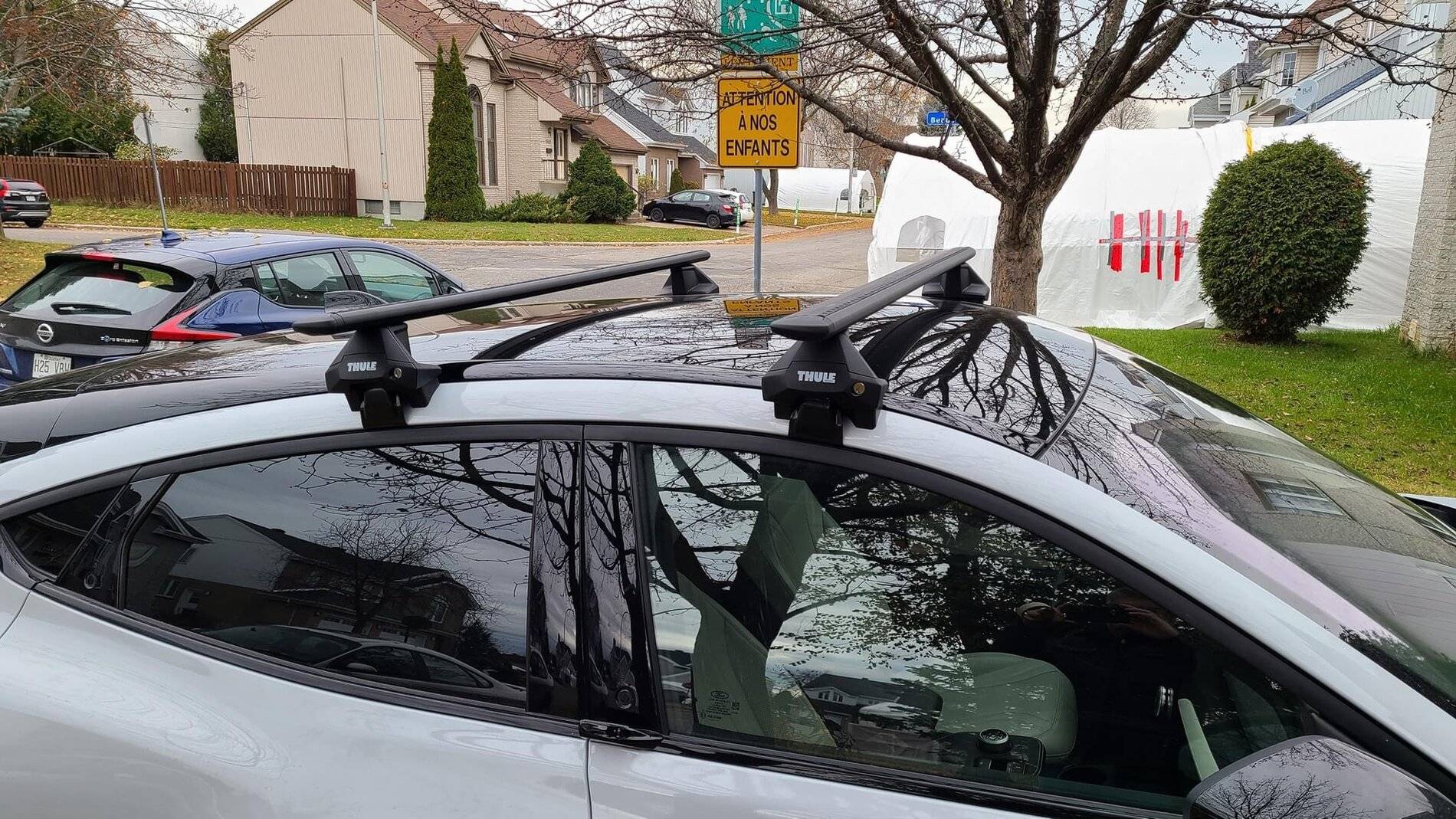 Ford Mustang Mach-E Inno 466 Cargo Box + Seasucker Mounts + Seasucker Monkey Bar Roof Rack installed on Mach-E 2AA801DD-ADCF-49C6-997A-C3CF3FFF15DB