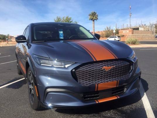 Ford Mustang Mach-E Infinite Blue Mach-E with Liquid Copper Stripes + Clear Bra + Ceramic Coating ford 3.JPG