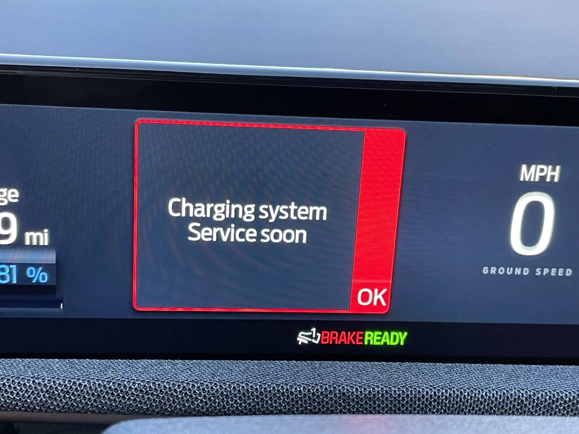 Ford Mustang Mach-E "Charging System, Service Soon" warning, but nothing appears wrong IMG-7754