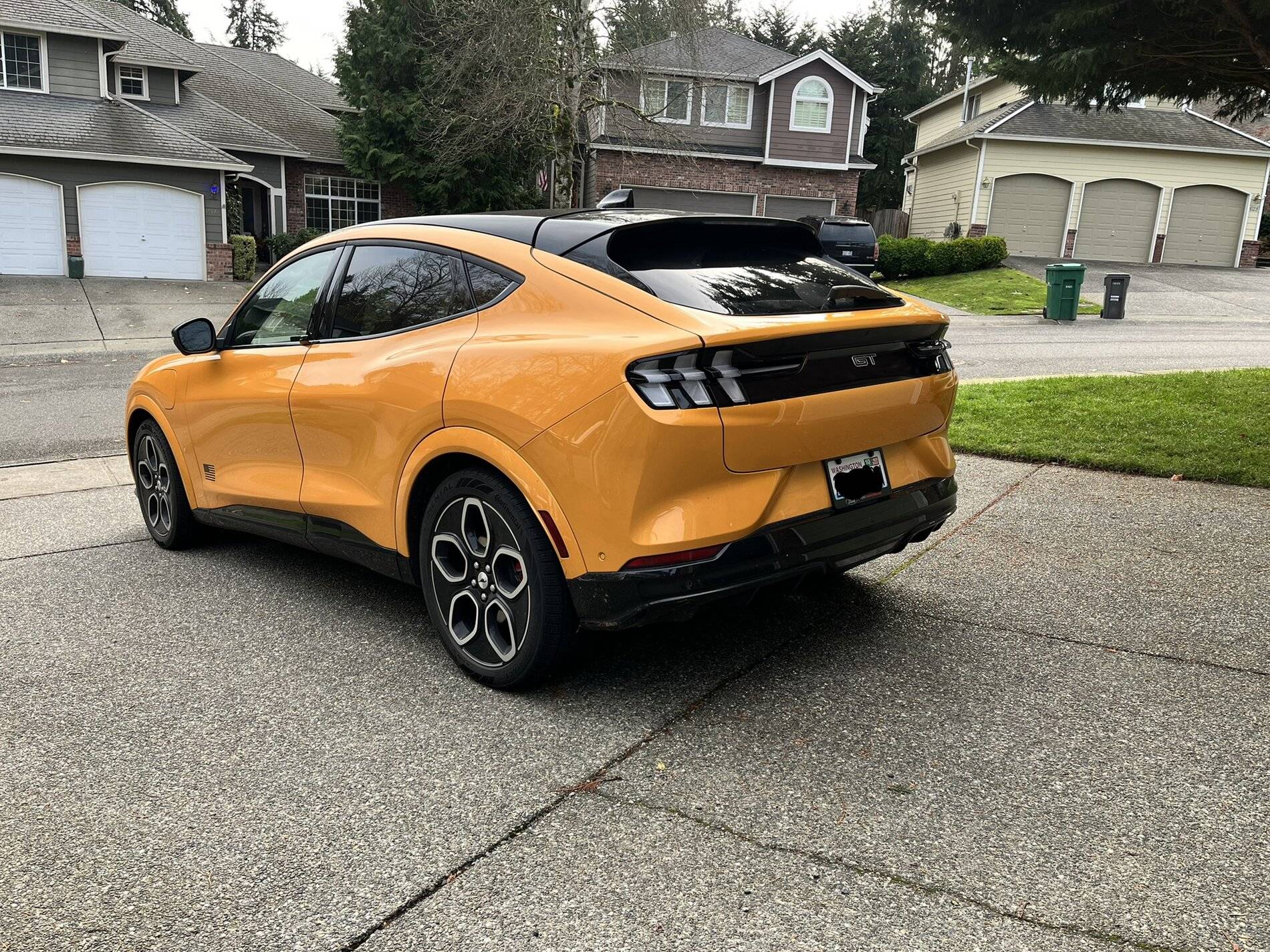 Ford Mustang Mach-E Added a black bar / blackout wrap to tail rear and waiting for spoiler 10300336-245C-47C3-B703-F0AC92A0A1A4