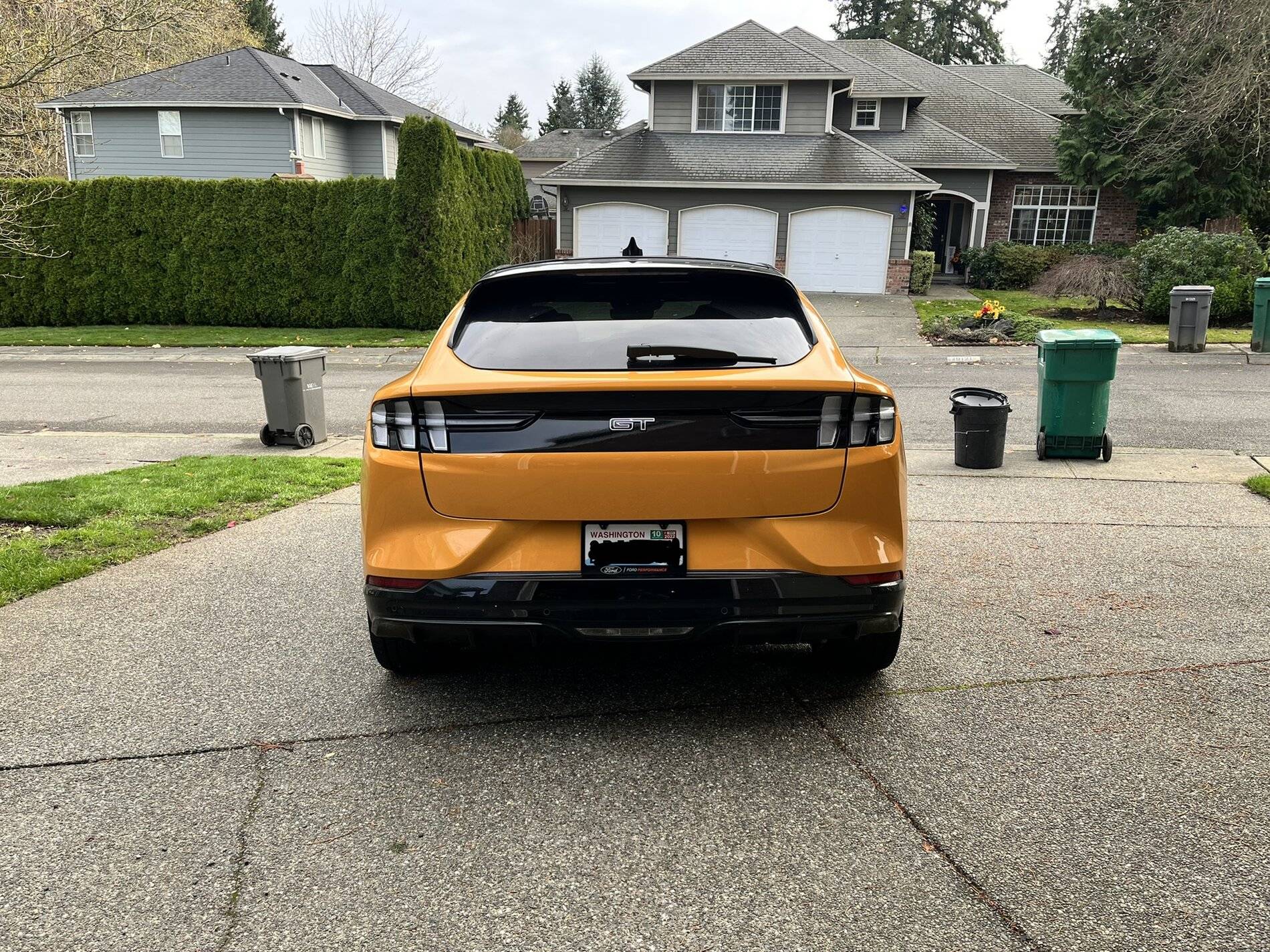 Ford Mustang Mach-E Added a black bar / blackout wrap to tail rear and waiting for spoiler 3937F3EA-0FC0-4A4D-AB23-21B1769839EB