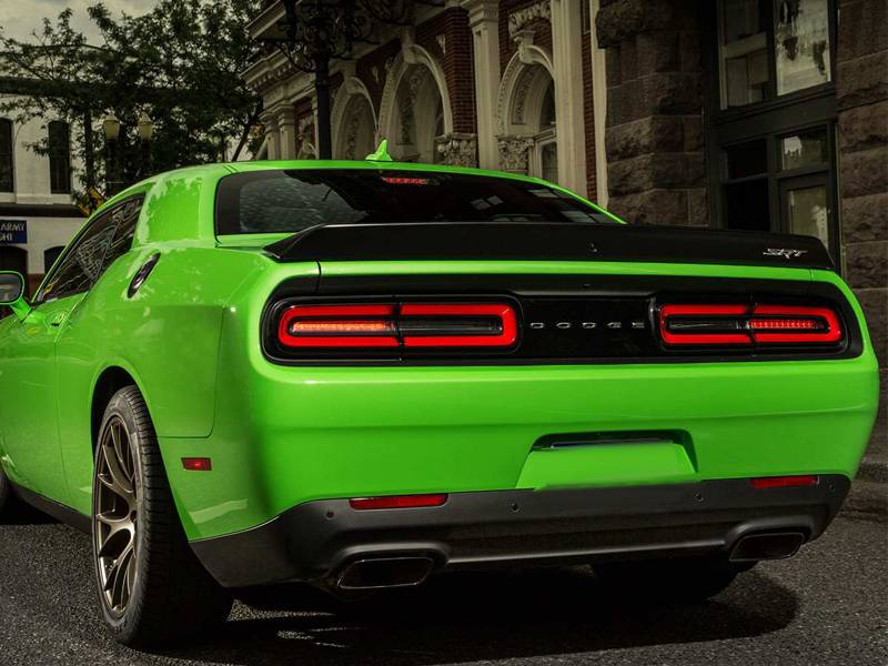 Ford Mustang Mach-E Added a black bar / blackout wrap to tail rear and waiting for spoiler 2015-dodge-challenger-hellcat-rear-end-conversion-5