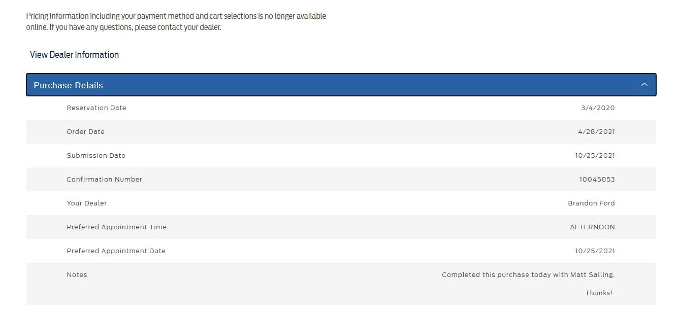 Ford Mustang Mach-E Submitted Orders Tracking List and Stats [Enter Yours] mach e timelin