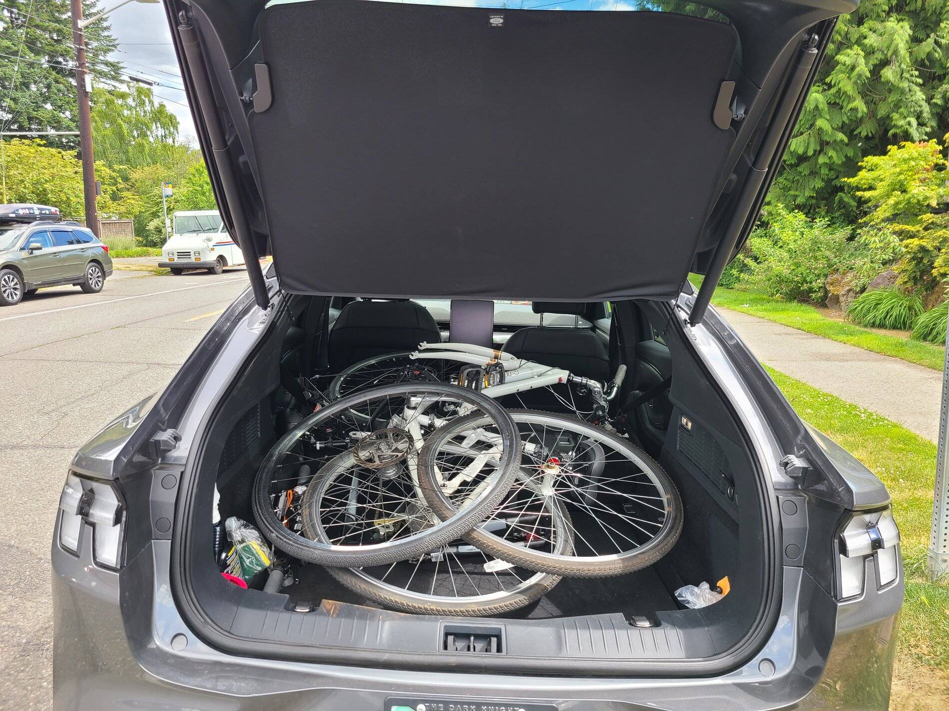 Ford Mustang Mach-E Mach E fits all the tools. What have you hauled / carried / fit in your cargo space? ❓❓ 20210605_150751
