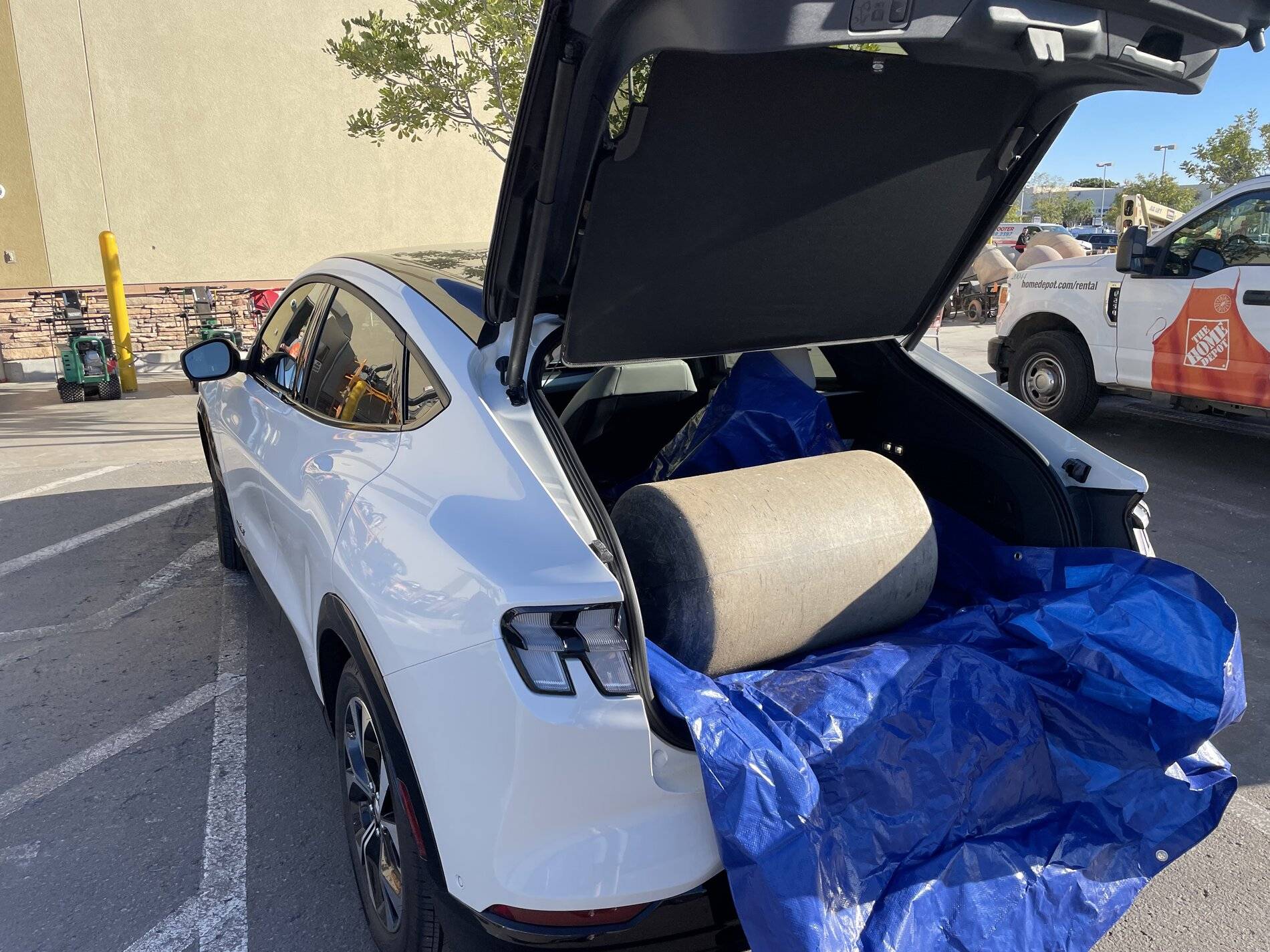 Ford Mustang Mach-E Mach E fits all the tools. What have you hauled / carried / fit in your cargo space? ❓❓ 730C7671-5BCC-41F7-A5AB-F465DF7EF25D