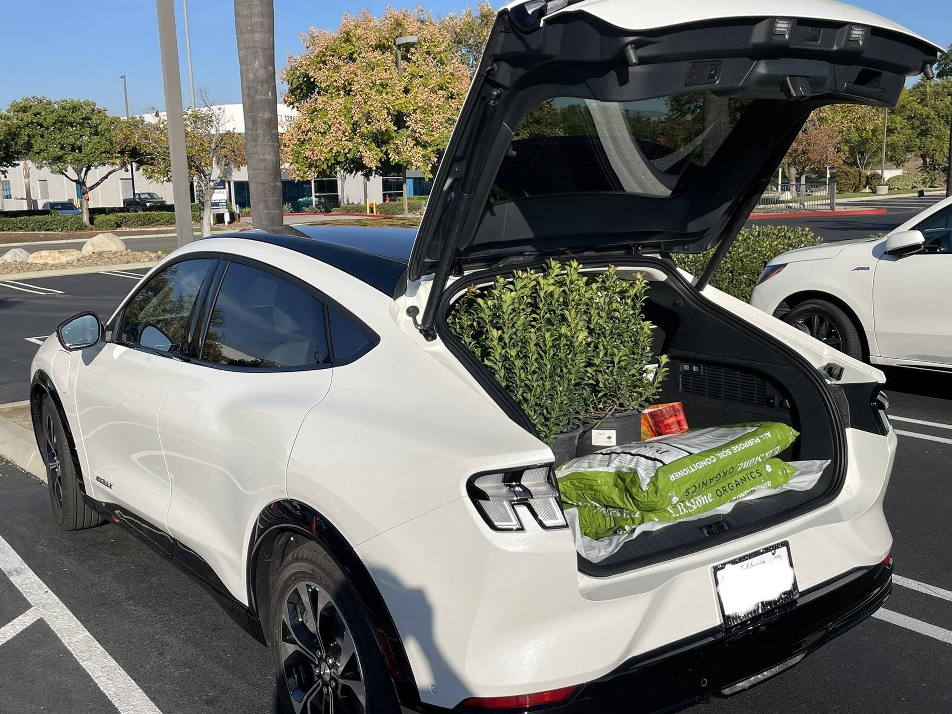 Ford Mustang Mach-E Mach E fits all the tools. What have you hauled / carried / fit in your cargo space? ❓❓ 728F2F5E-C773-419A-9CA4-65F5F9127E16