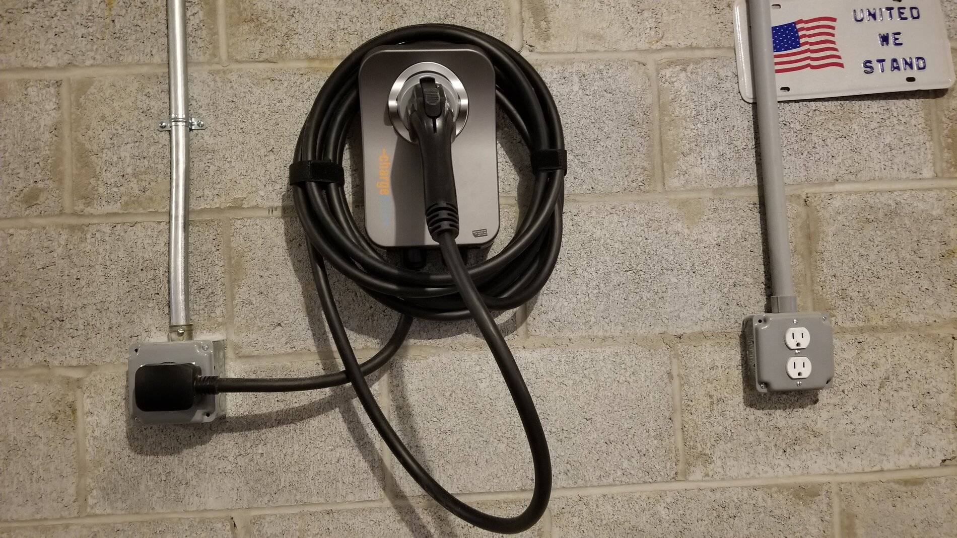 Ford Mustang Mach-E Charge Point home flex..Installed..FINALLY 20211129_162313