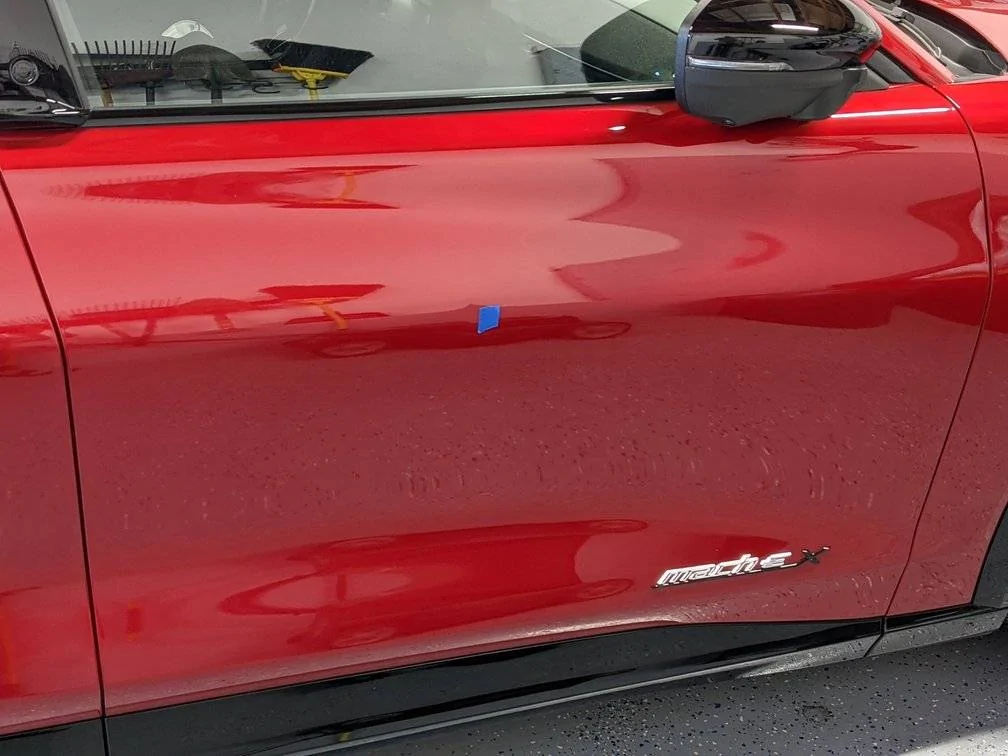 Ford Mustang Mach-E First dent PXL_20211028_211327960