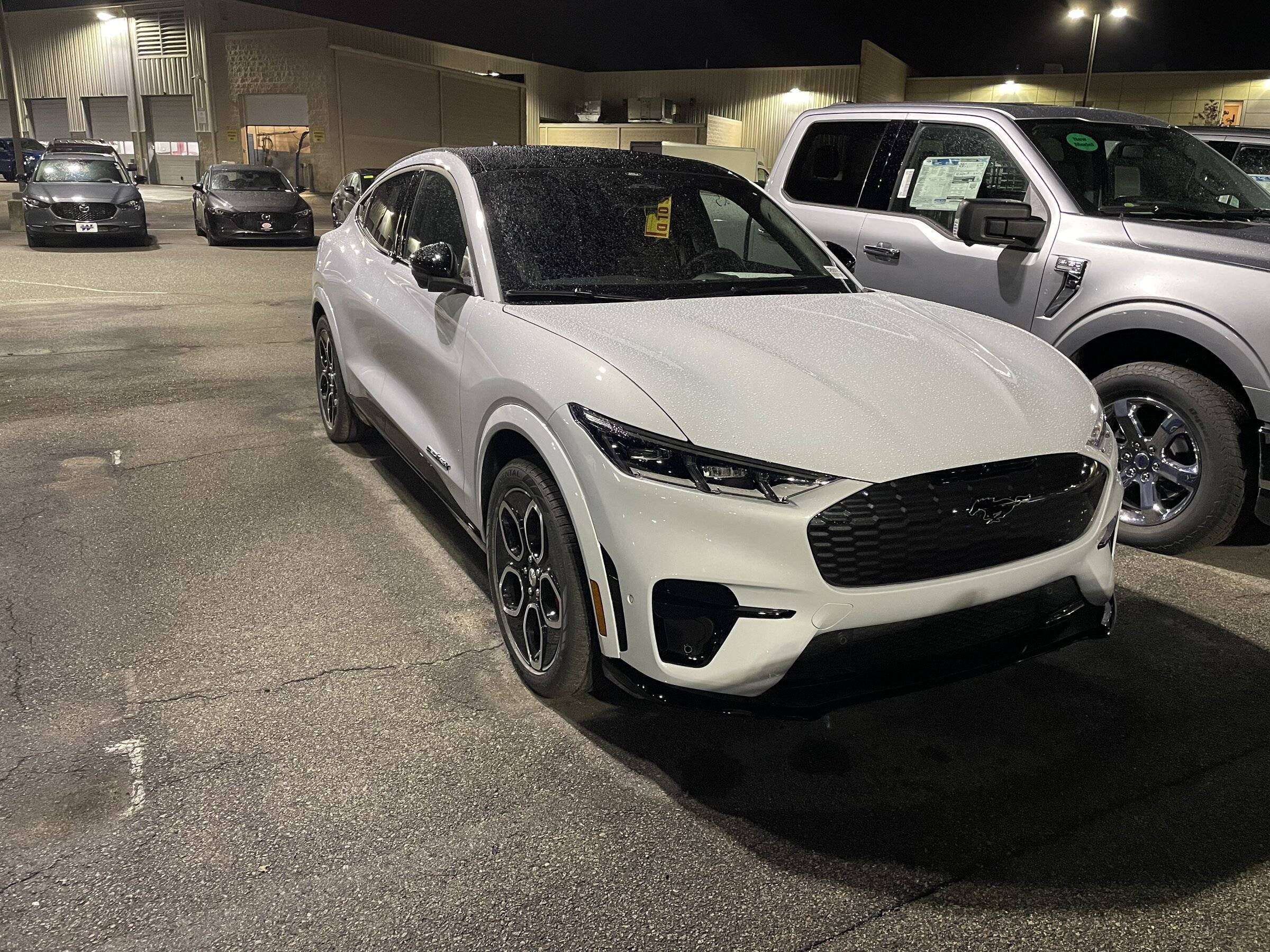 Ford Mustang Mach-E Mach E GT in Space White 7A2A6506-6BE5-4980-8C9A-10370FDA604D