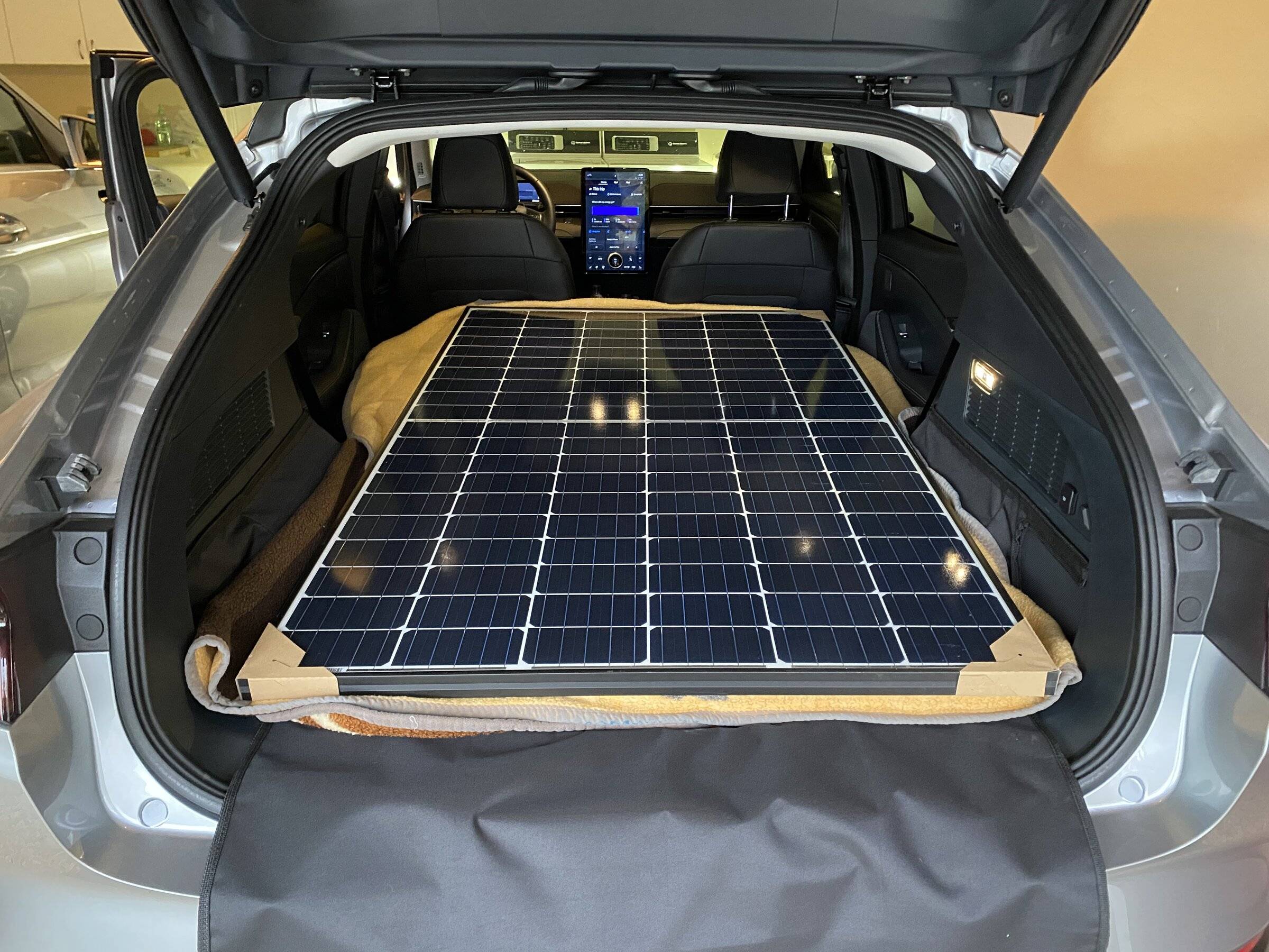 Ford Mustang Mach-E Mach E fits all the tools. What have you hauled / carried / fit in your cargo space? ❓❓ IMG-3875