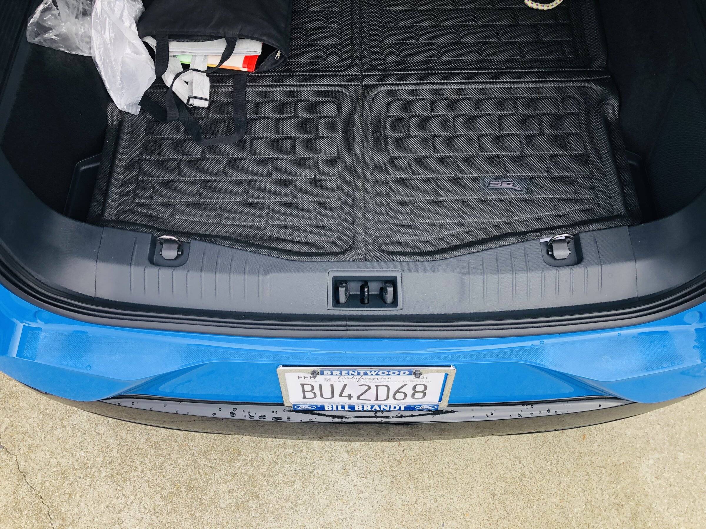 Ford Mustang Mach-E Rear bumper protector installed! 67862EA9-2522-458C-91E0-8F774B7A0E3B