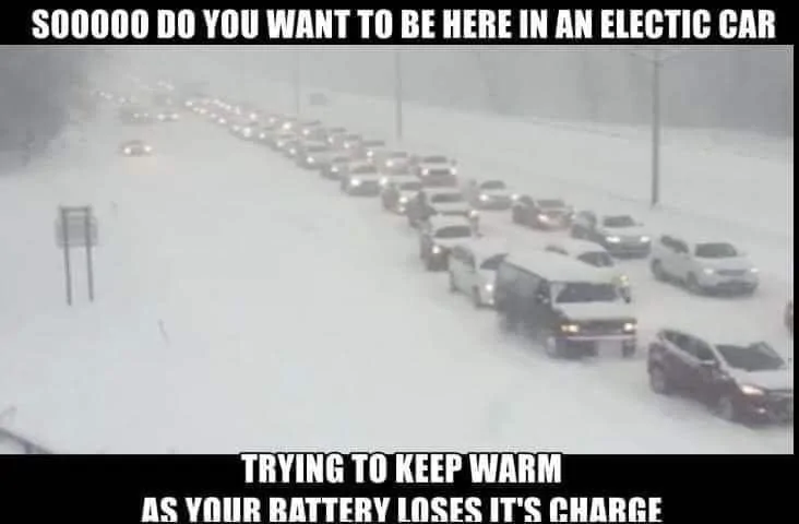 Ford Mustang Mach-E Starting to get worried now lol Snowstorm