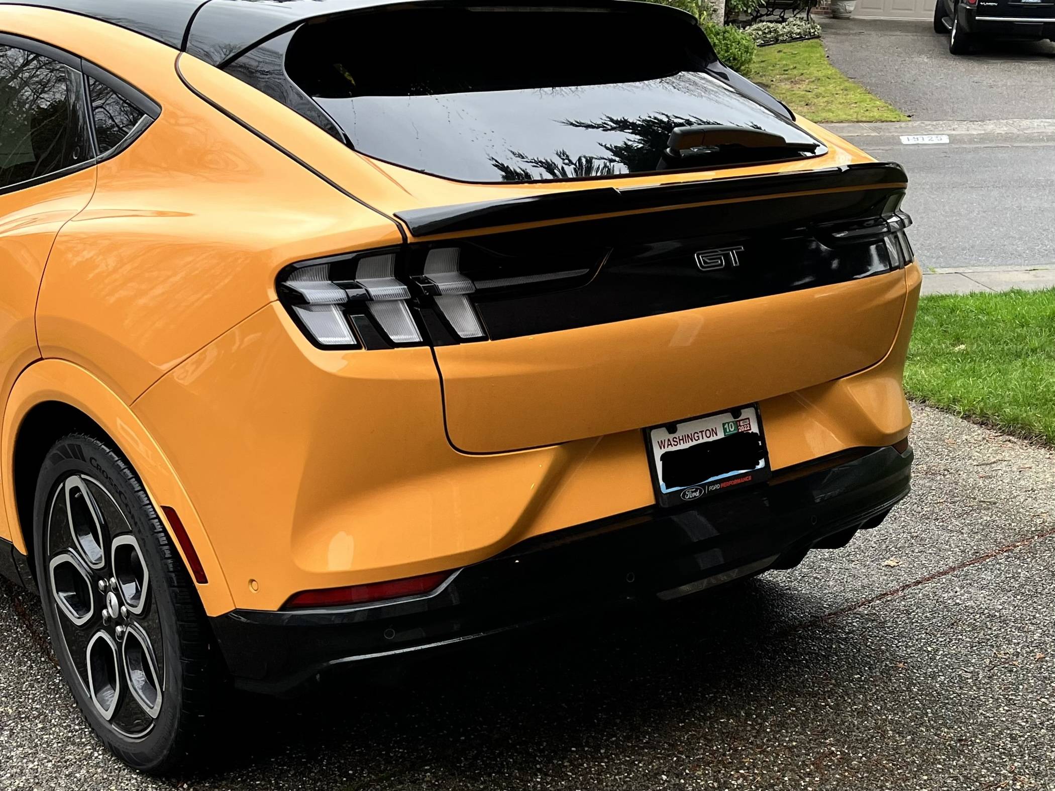 Ford Mustang Mach-E Weekend Add Ons - Side Stripes and Spoiler 2684C8B4-5D36-4DDD-968C-99048950D377