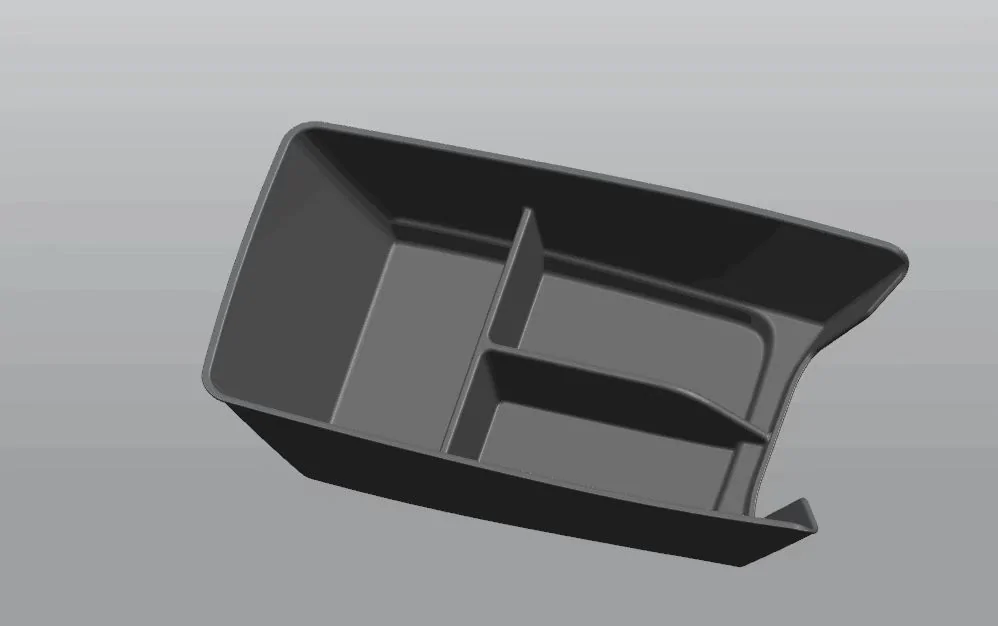 Ford Mustang Mach-E Under Armrest Storage Box? good or nope WechatIMG420