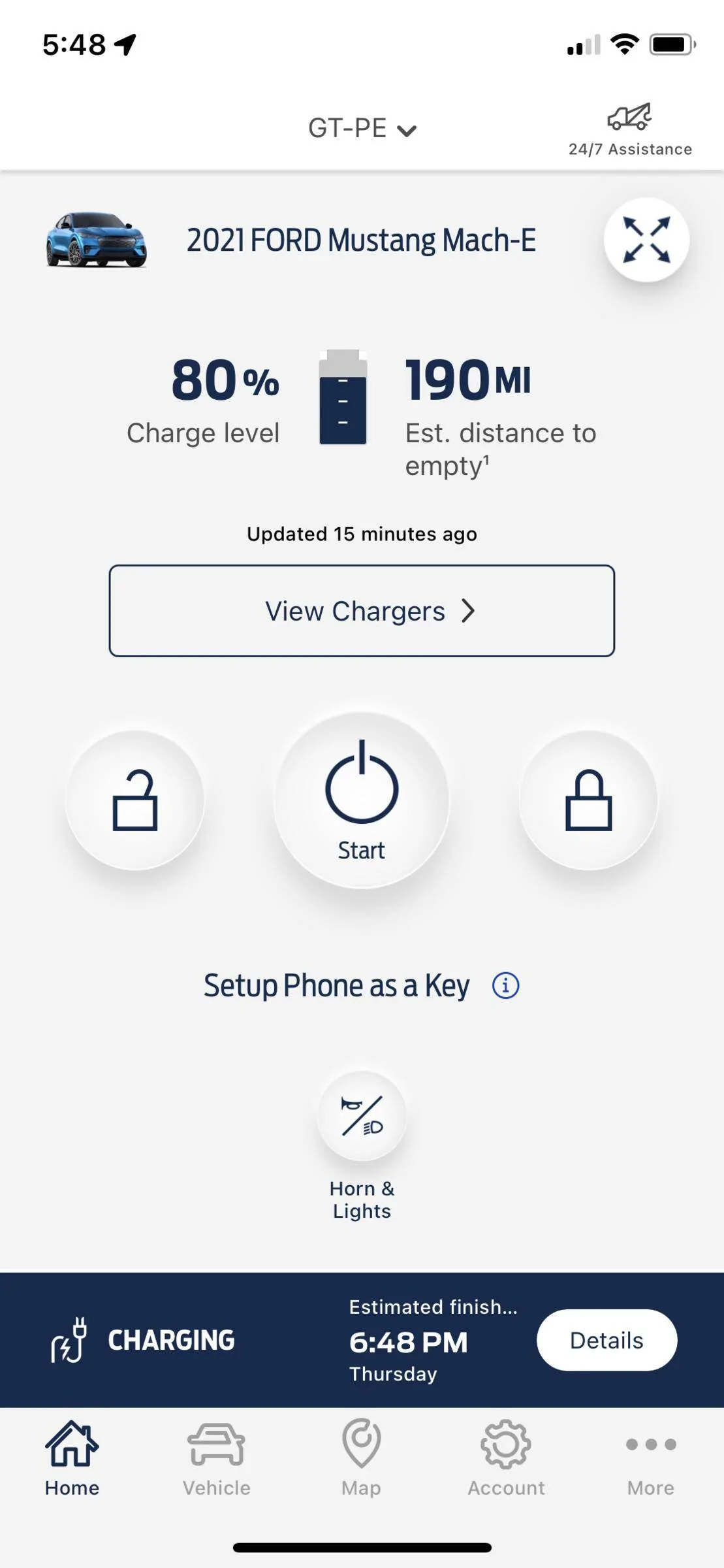 Ford Mustang Mach-E What happened to the battery percentage in fordpass app? 7F1C0694-FD47-4C81-B974-8EF1B0D937A2