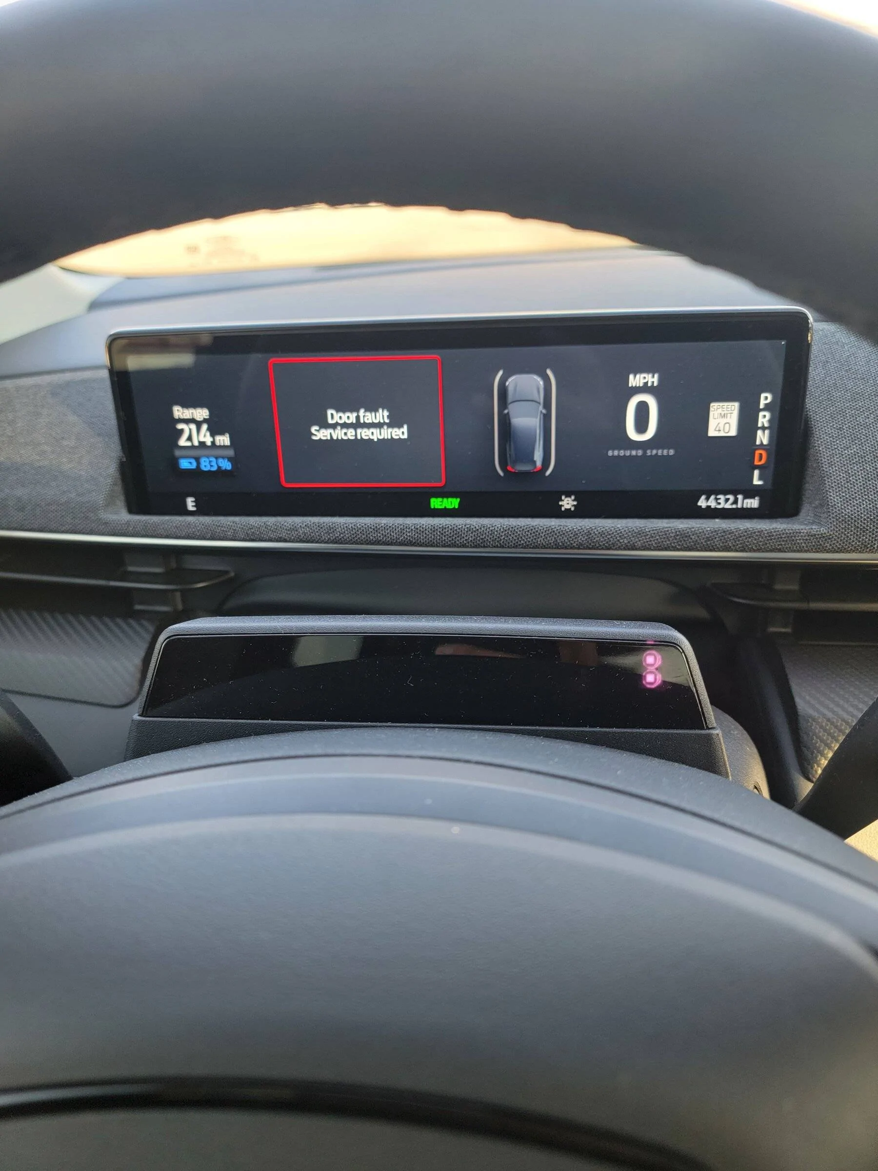 Ford Mustang Mach-E Door Fault Service Required message 20211210_141618