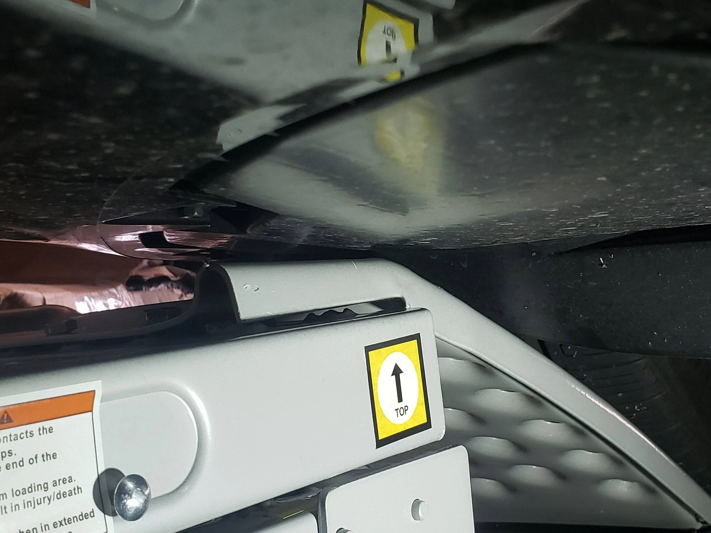 Ford Mustang Mach-E Ramps for working under a GT 20211211_142235