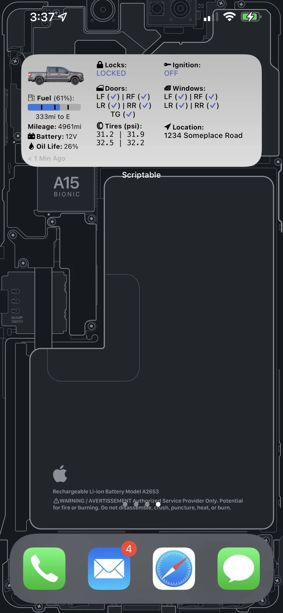 Ford Mustang Mach-E ? Scriptable FordPass Widget (iOS, iPad, MacOS) 1639255355685-png