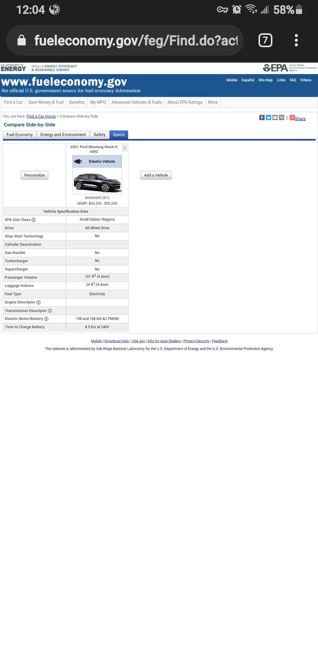 Ford Mustang Mach-E November 3rd 2021 Revised Tax incentives for EVs from House of Reps. Screenshot_20211214-000422_Chrom