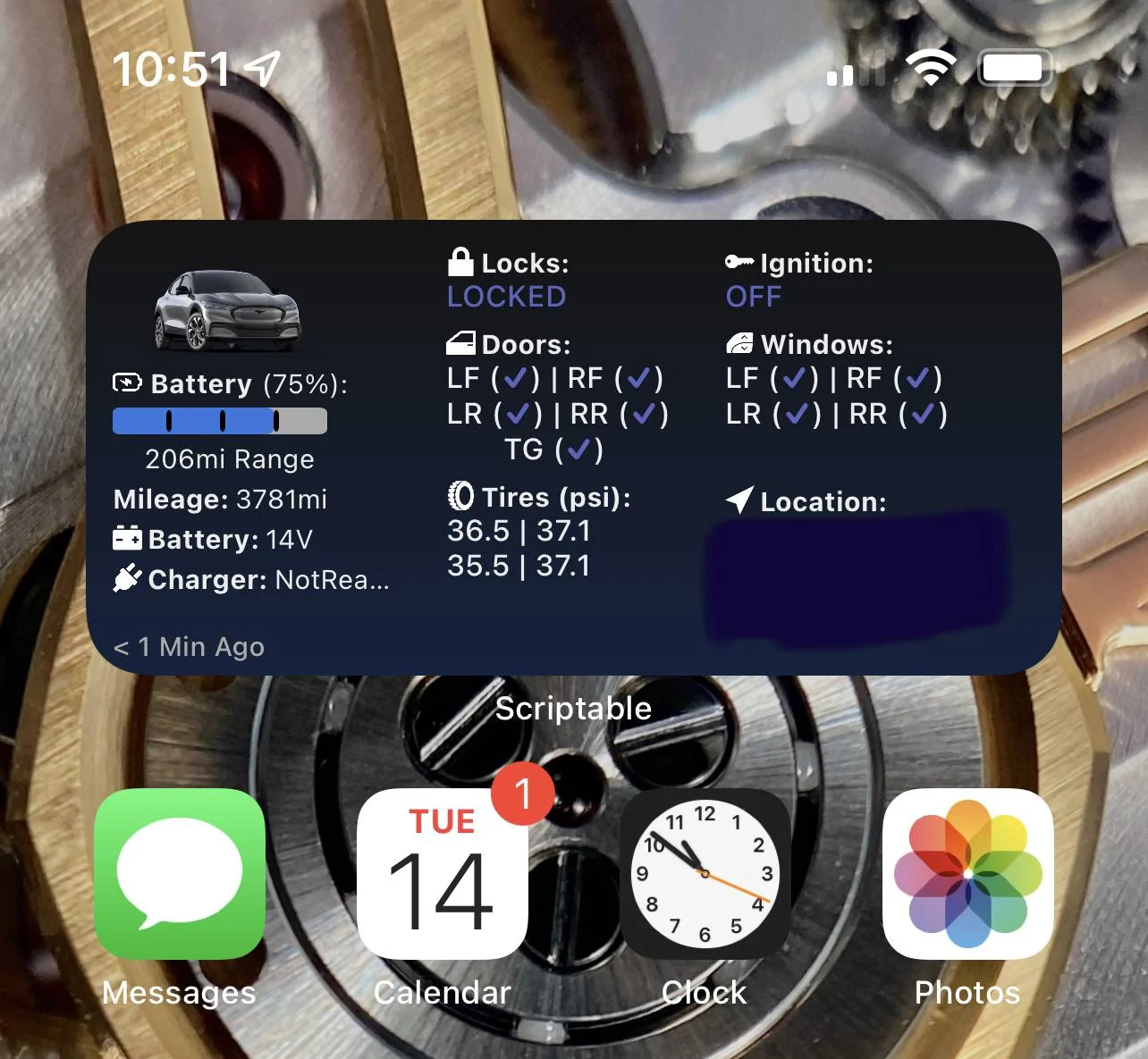 Ford Mustang Mach-E ? Scriptable FordPass Widget (iOS, iPad, MacOS) FDB5238B-0A72-410F-A4E8-6F8CB3AEAE44