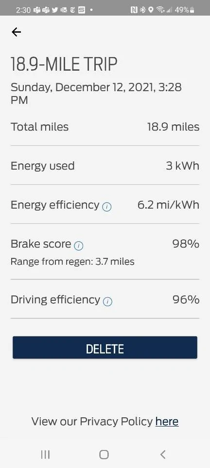 Ford Mustang Mach-E Highest efficiency you've seen Screenshot_20211214-143009_FordPass