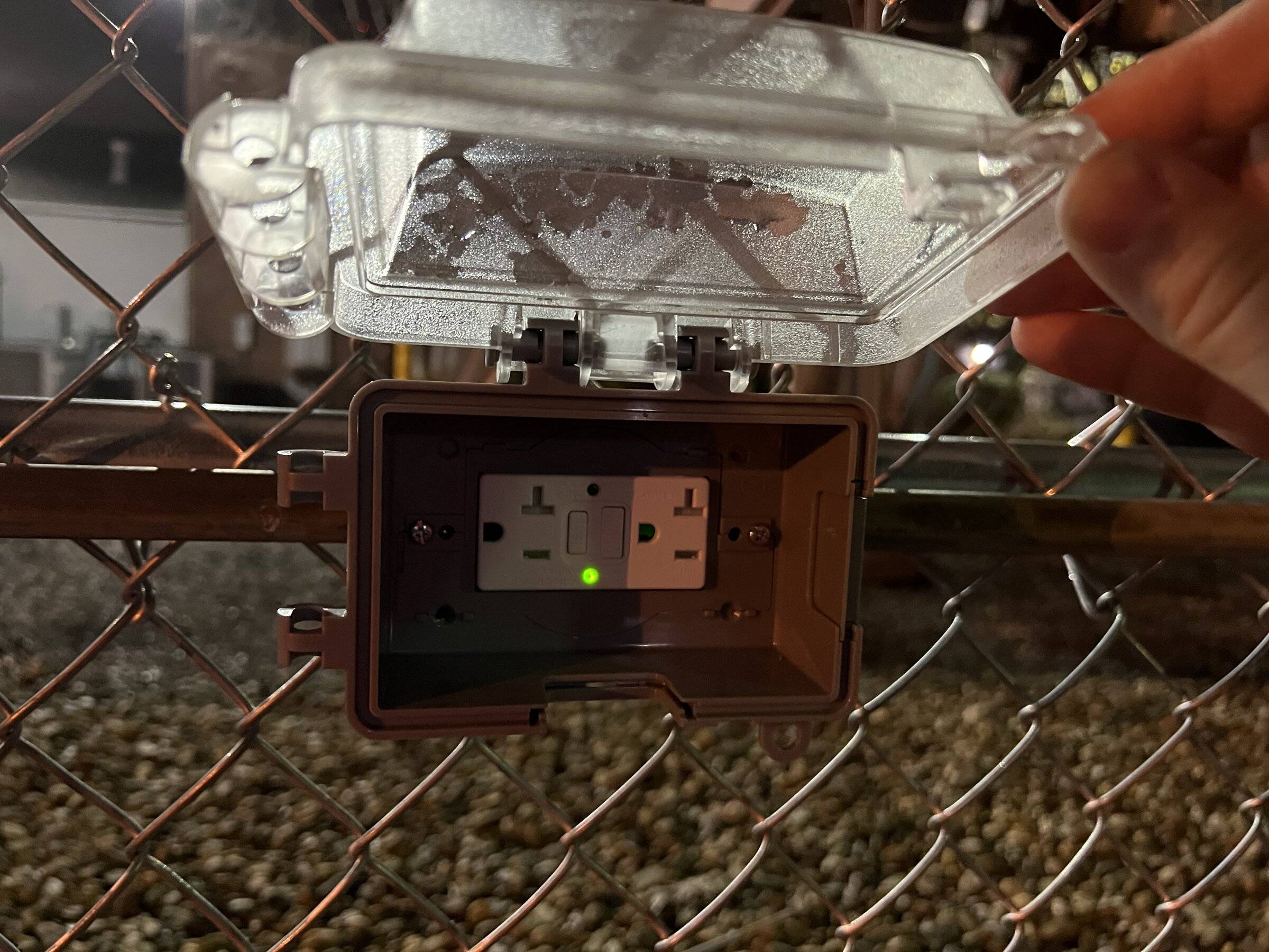 Ford Mustang Mach-E Advice Needed: 110 plug will not fit in outlet enclosure 4C3EA468-49E7-4553-942D-0A1B2197E510