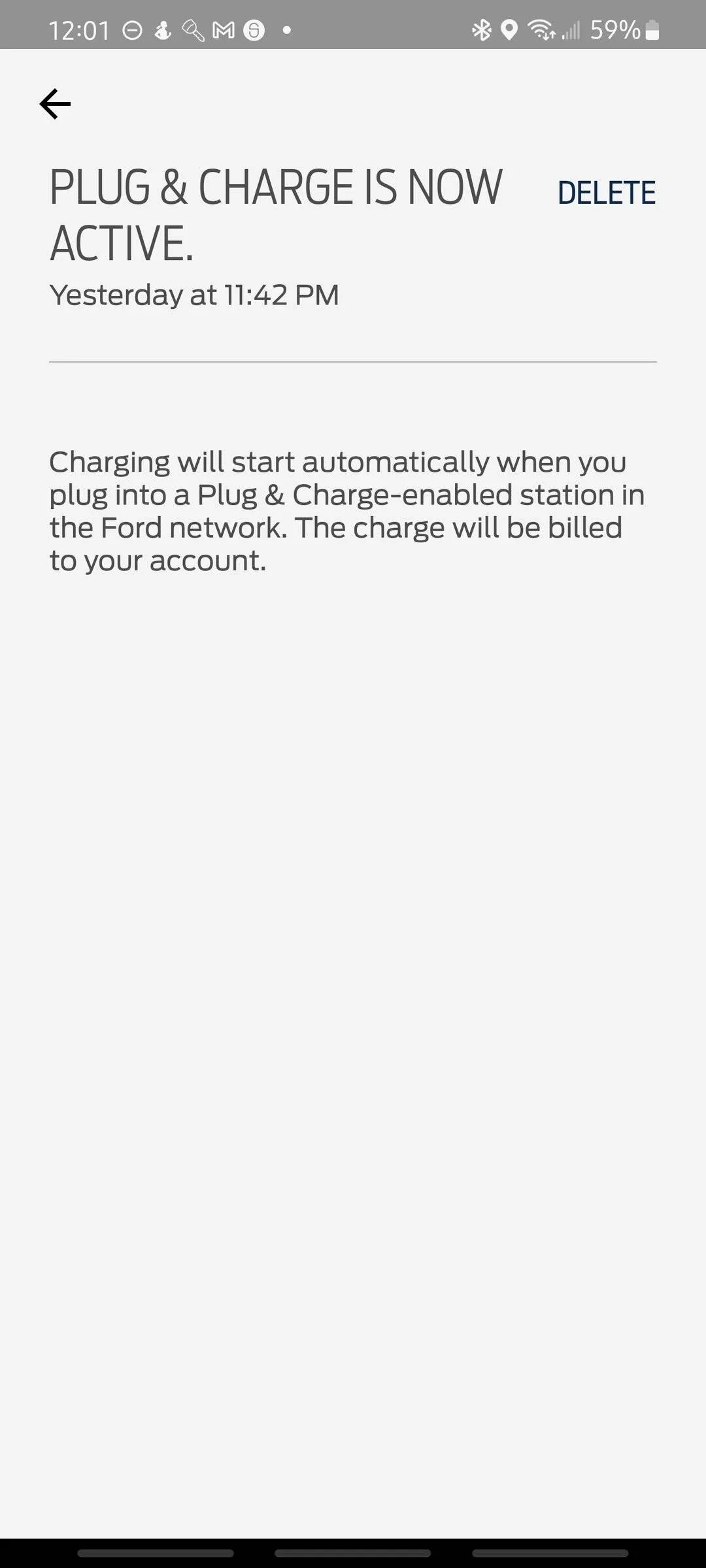 Ford Mustang Mach-E Plug & Charge Now Active Message...? Screenshot_20211216-000149_FordPass