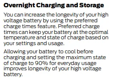 Ford Mustang Mach-E Charge % @100% but range @ 195 1639663348973