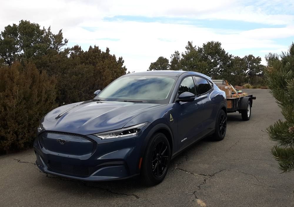 Ford Mustang Mach-E Towing with a Mach-E. loading for install 2