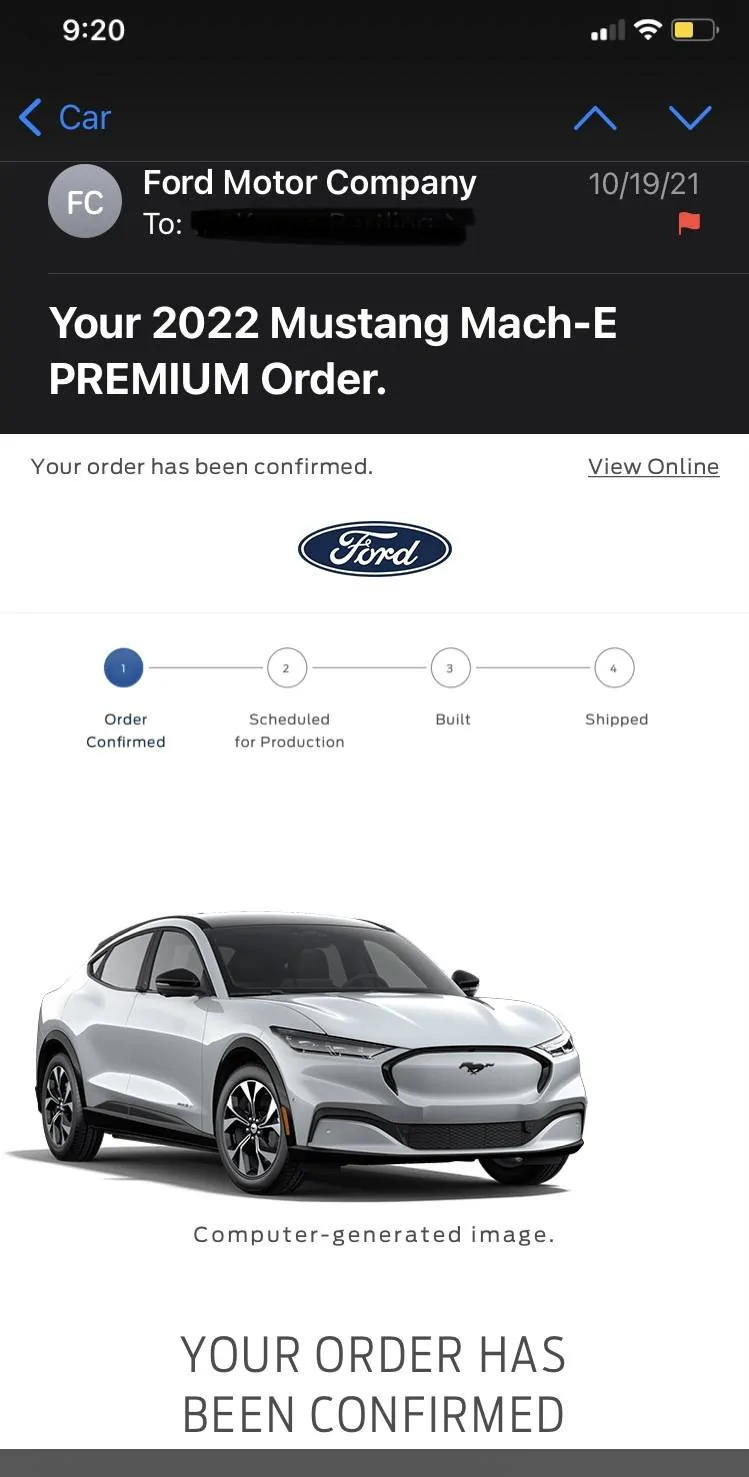 Ford Mustang Mach-E Thread for people who ordered a 2022 on 10/1 to post adventures 03BF6C4D-F054-4220-8EB9-B8E5C8334F9B