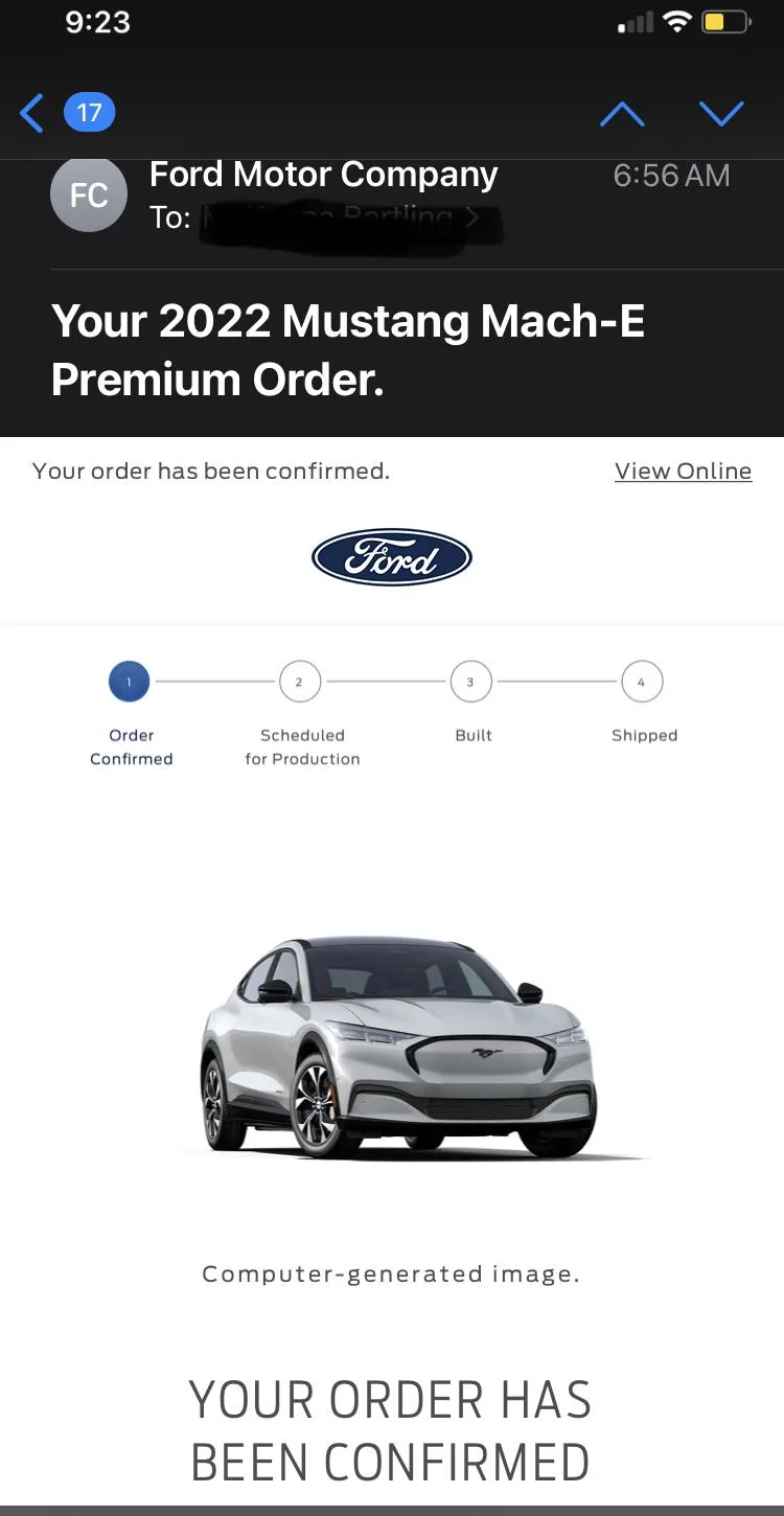Ford Mustang Mach-E Thread for people who ordered a 2022 on 10/1 to post adventures C7DC8733-3D5E-4043-BB38-1F4798DE445C