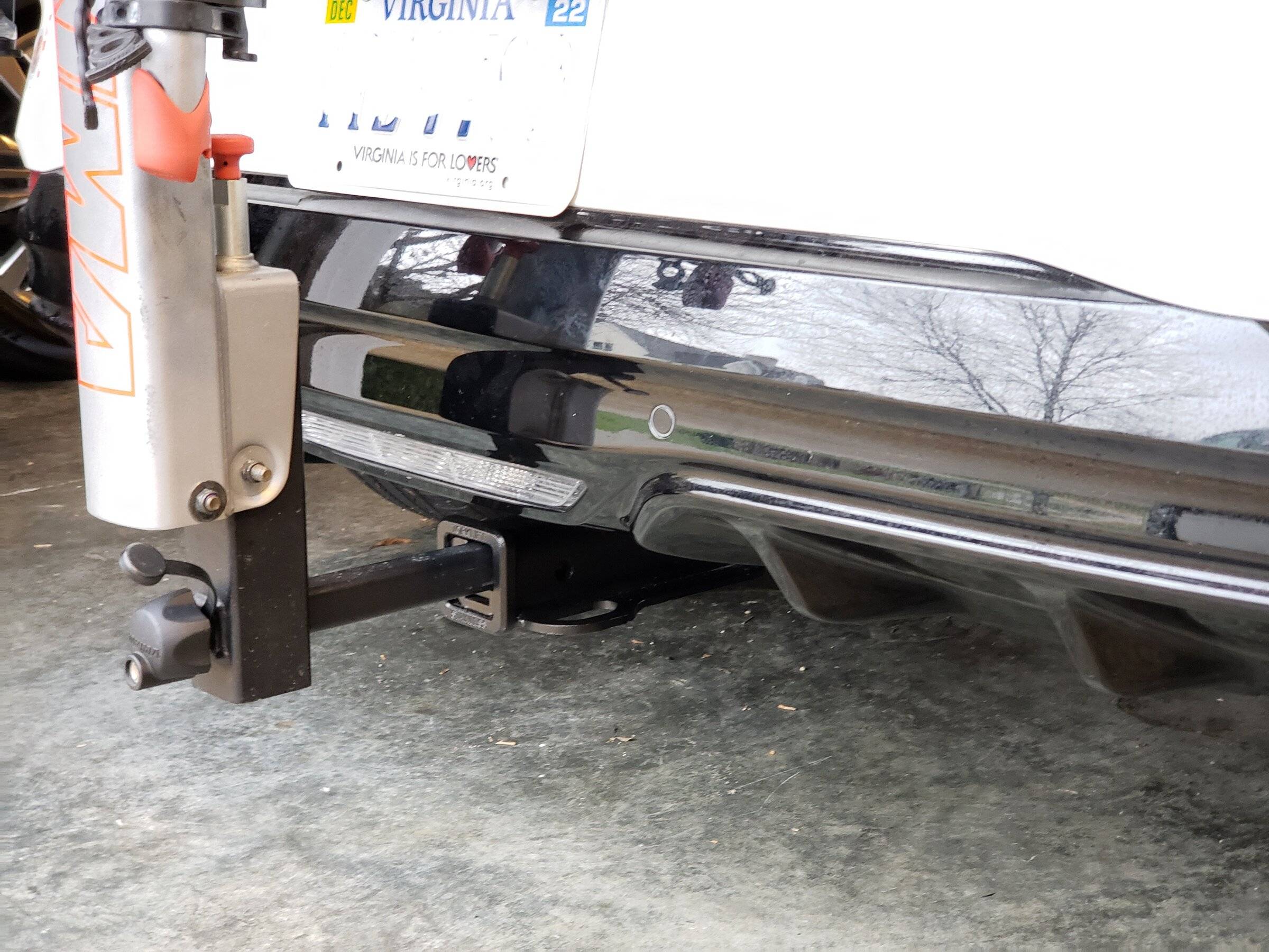 Ford Mustang Mach-E DIY install TorkLift hitch for bike rack, etc 20211218_154539