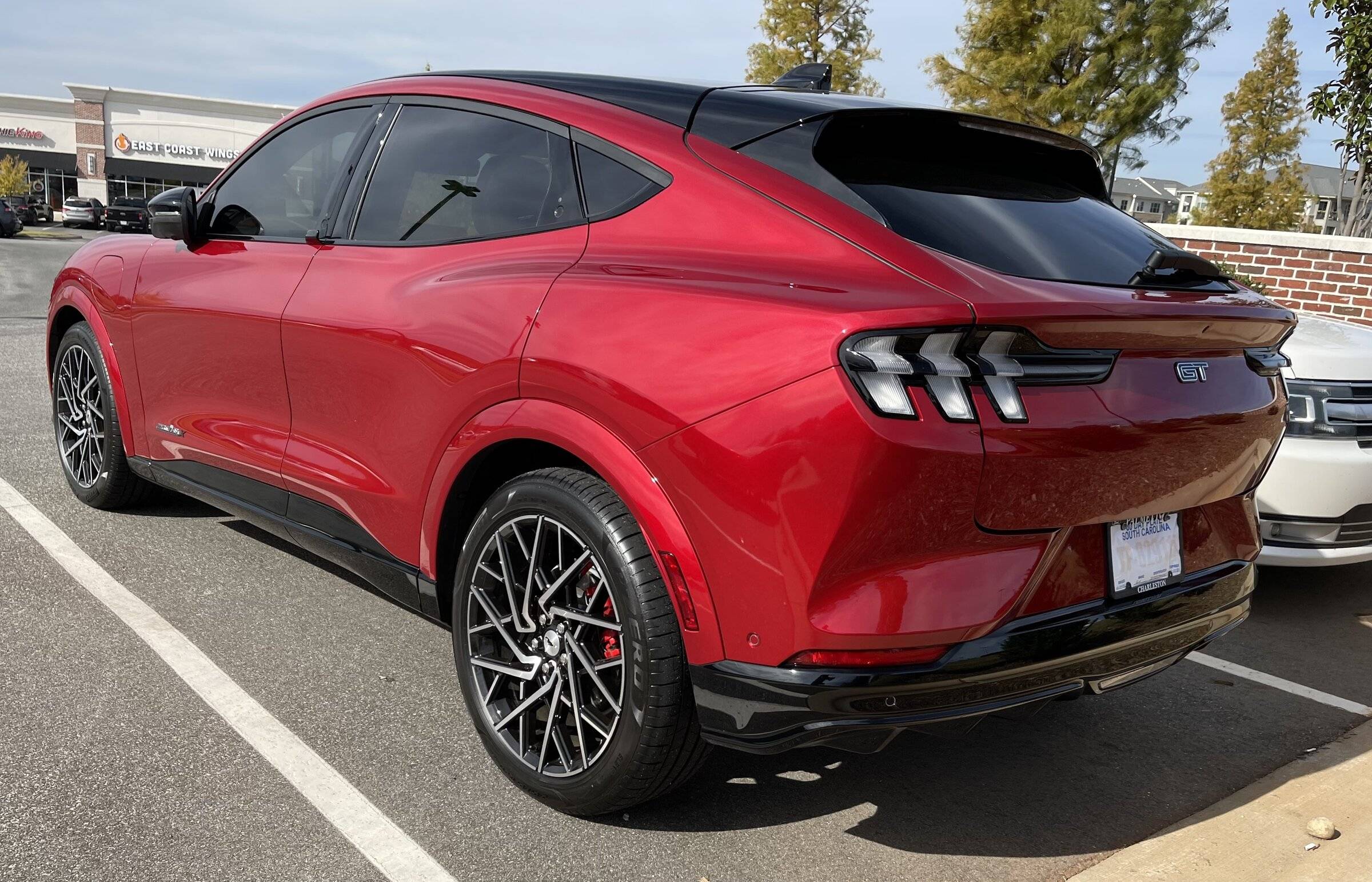 Ford Mustang Mach-E RAPID RED METALLIC Mach-E Photos D5F6780B-B760-42BB-B8BF-60C9EC654EFF